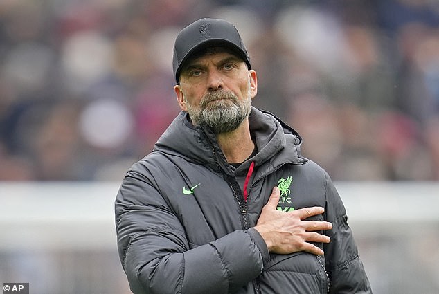 Klopp will probably go down in history as one of the greatest managers in Liverpool's history, winning the Premier League, the Champions League and the Club World Cup at Anfield.