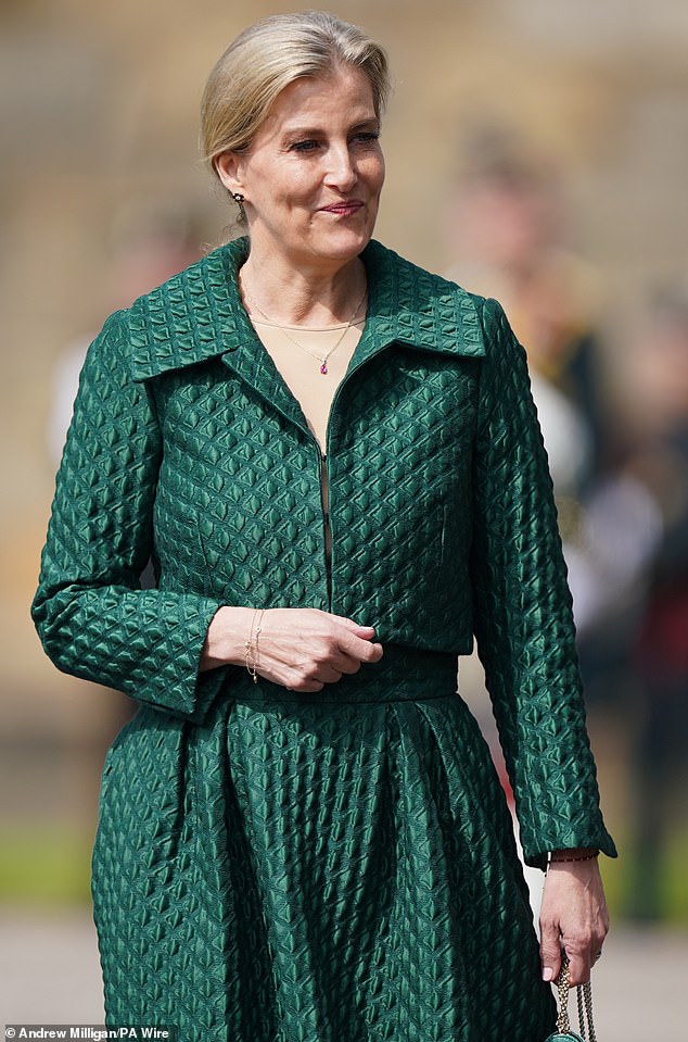 Prince Edward, 60, and his wife Sophie, 59, were all smiles as they visited the Palace of Holyroodhouse and took part in the tradition, which occurs every time the monarch or his official representative makes an official visit to the city.