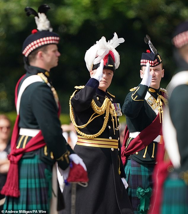 At the event, the Duke and Duchess received the keys to the city during their visit to the Scottish capital.