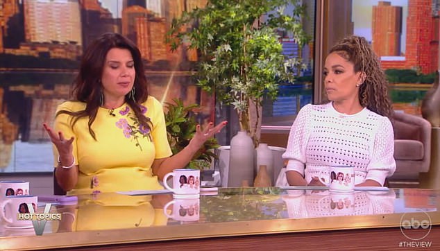 Ana (left) didn't hold back when her co-host Sunny Hostin claimed that Ben and Jennifer are 