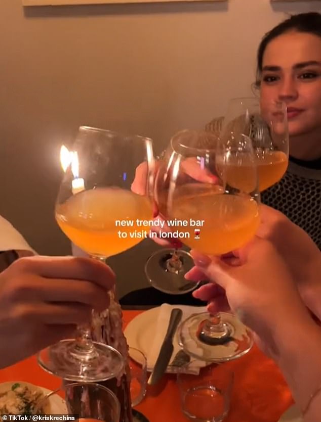 Kristina and her friends visited the newly opened Oranj wine bar in Shoreditch, which is now known for its selection of orange wines.