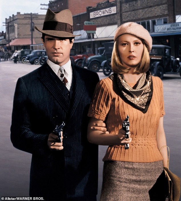 Bonnie and Clyde with Warren Beatty and Dunaway in 1967; Jane Fonda was up for the role of her but she didn't get it because the director wanted Faye.