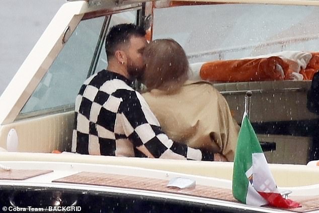 The actor's exit comes as his ex, Taylor Swift, put on a display of love with her boyfriend Travis Kelce while they enjoyed a romantic getaway in Lake Como.