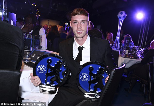 He was also crowned Chelsea Player of the Season and Player of the Season last week.