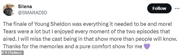 Sheldon's young fans did not repress their pain after the end of the series and flooded social media while sobbing.