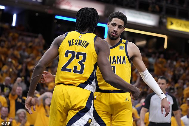 Tyrese Haliburton added 15 points and the Pacers forced a Game 7 at Madison Square Garden.