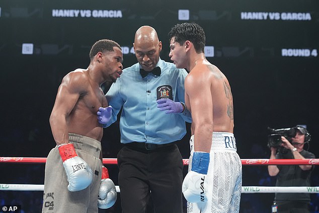 Garcia defeated Haney in a super lightweight fight last month with much controversy.