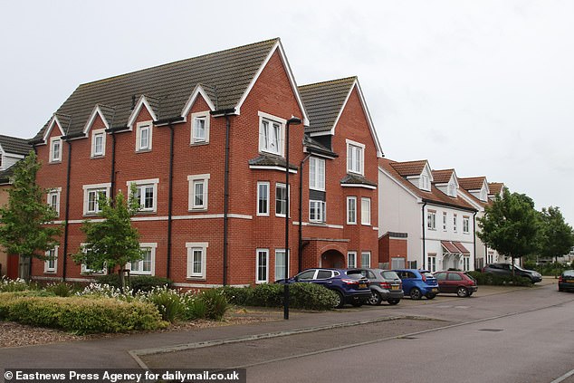 Newly built homes that have been part of the regeneration program