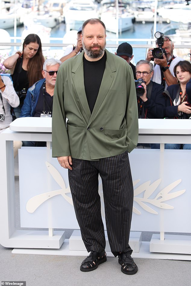 Emma collaborates again with Yorgos Lanthimos (pictured) for the film, last working together on the critically acclaimed Poor Things.