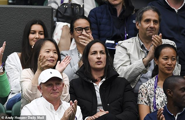 She also spoke about her upbringing and revealed how her parents Renee (center left) and Ian (top right) were 