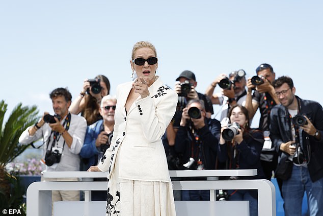 She is at the 77th Cannes Film Festival for her film Oh, Canada, which premiered in Cannes on Friday.