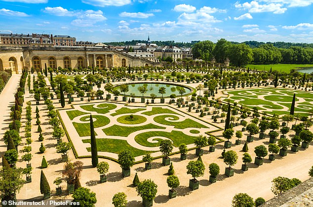 Versailles is one of the places in France where it is frequently mispronounced. Above are the gardens of the Palace of Versailles.