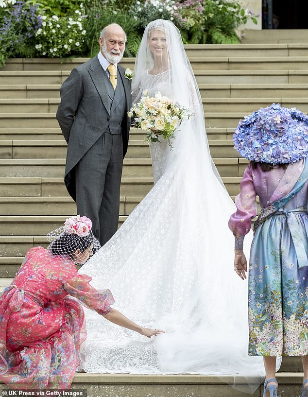 Lady Gabriella Windsor married Thomas Kingston at St George's Chapel at Winsor Castle in 2019