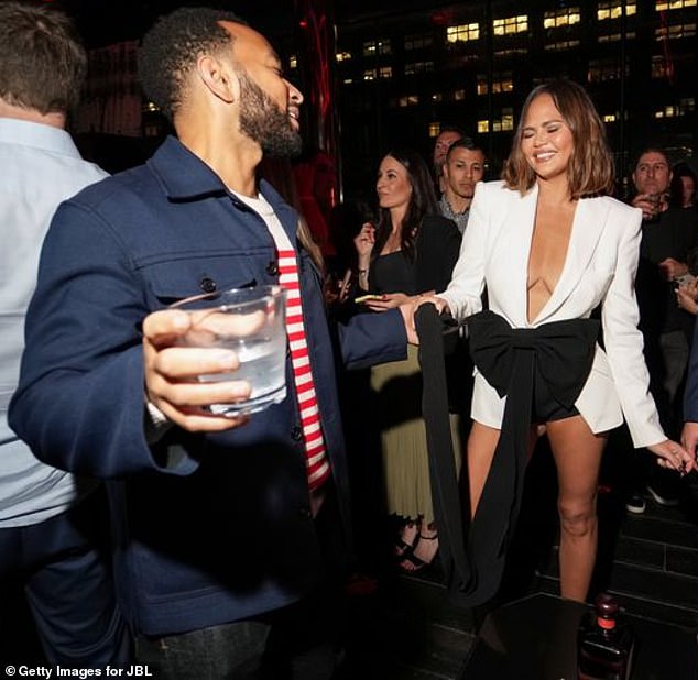 They shared a laugh and struck ridiculous poses for the camera that night at the JBL PartyBox series launch party, held at the PHD Rooftop Lounge in Manhattan.