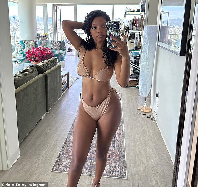 Halle and her partner, rapper DDG, kept their pregnancy a secret until sharing a photo after the birth of their son in early January.