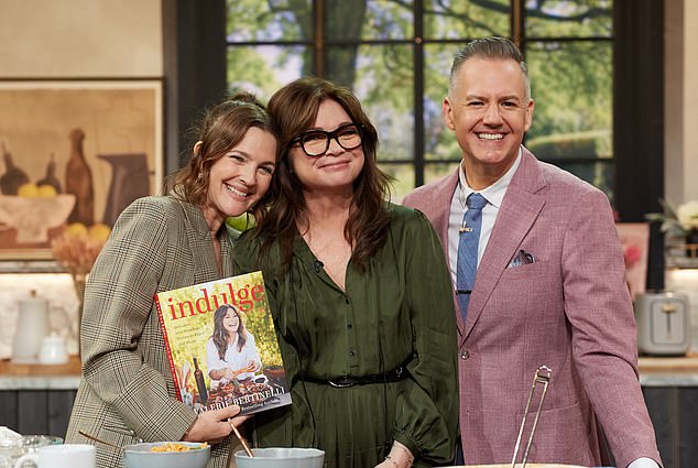 While Bertinelli kicked off her book tour at Long Island LitFest on April 2 and ran through May 17 in Nashville, she has also been doing other promotions for Indulge, including social media posts and interviews, since announcing the cookbook late last year; She appears on The Drew Barrymore Show.