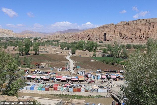 The city of Bamyan (pictured) is a UNESCO World Heritage area known for two giant Buddhist statues that were destroyed by the Taliban in 2001.