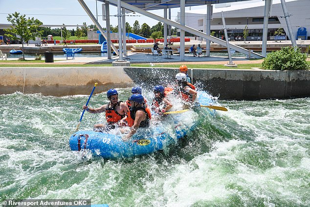 You can even go whitewater rafting on the Oklahoma River in downtown Oklahoma City.