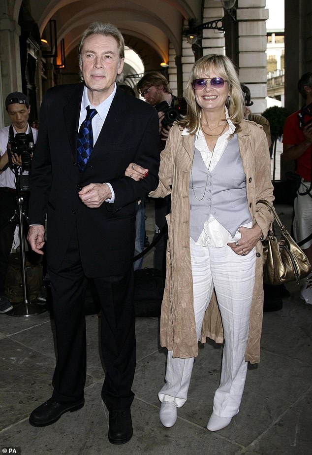 Twiggy married the actor in 1988, following the death of her first husband, Michael Witney, five years earlier (pictured in 2007).