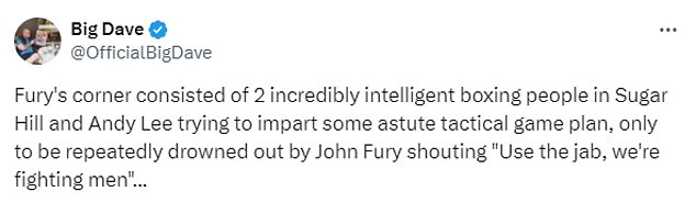 1716111153 835 Fans claim John Fury is nowhere to be seen following