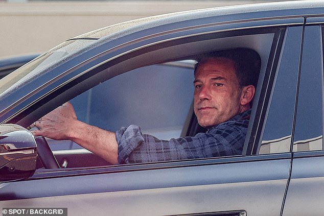 The actor was also seen wearing the ring while driving around Los Angeles.