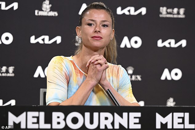 The former world number 26 has also been involved in controversy over her vaccination status.