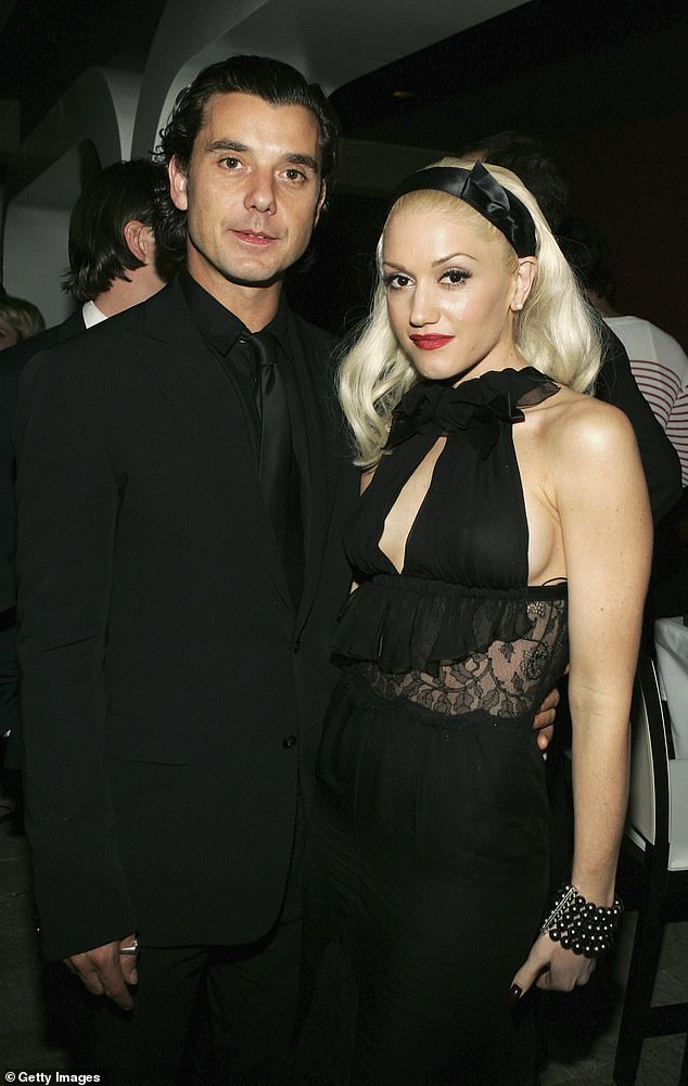 He was previously married to No Doubt singer Gwen Stefani; in the photo 2005