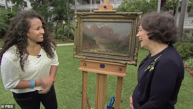 Force told the guest that the painting could sell for up to $25,000 in a gallery and she froze for a few seconds as she processed the information.