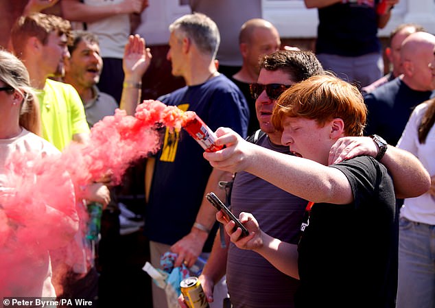 Fans have been keen to pay tribute to Klopp as his nine-year spell comes to an end.