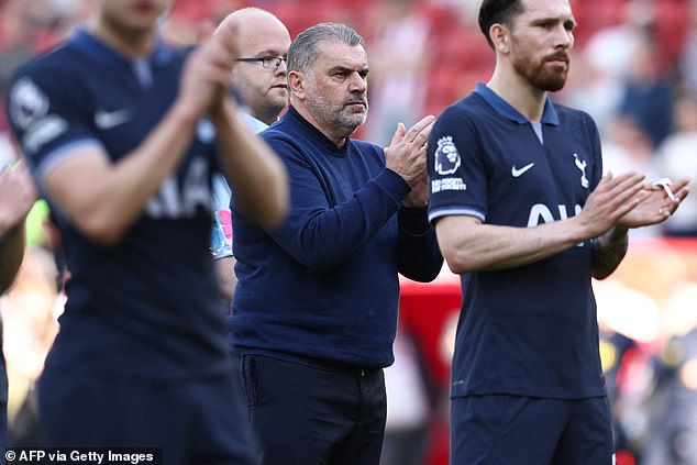 Postecoglou (pictured after Spurs' win over Sheffield United) agreed that the timing of the friendly is not ideal and said it was unlikely a similar match would be scheduled again.