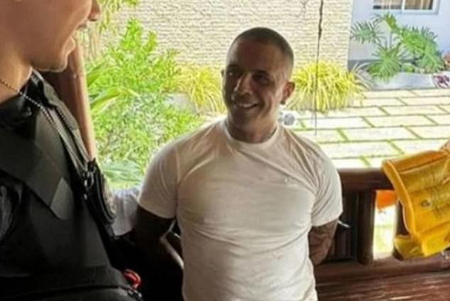 Indonesian authorities are working to have Haas (pictured after his arrest) extradited to Jakarta to face criminal charges.