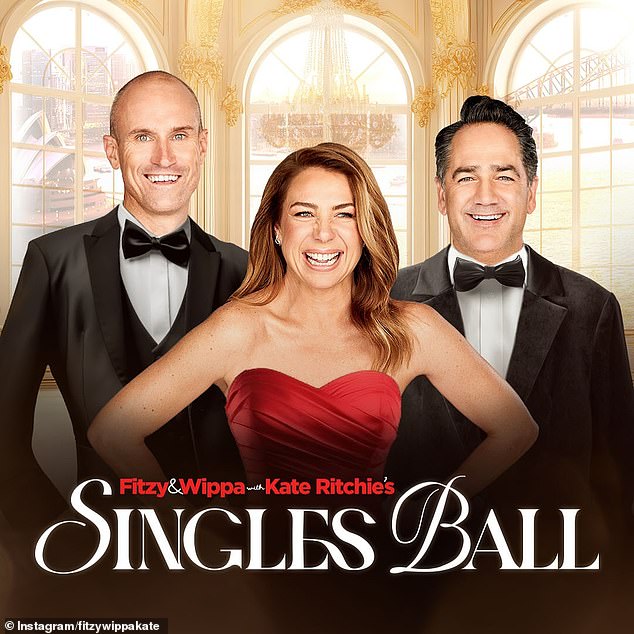 Fitzy, Wippa and Kate will be hosting the Singles Ball event taking place on the rooftop of The Gili at Sydney's Taronga Zoo within the next few weeks.