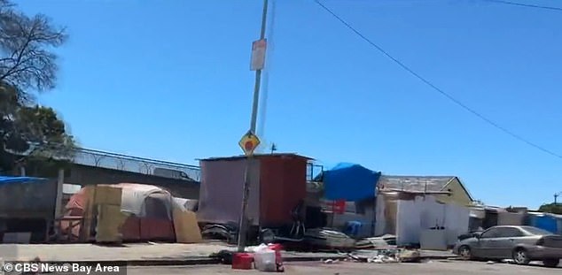 Right now, the encampment (pictured) spans about three blocks on E. 12th Street and has only continued to grow despite some previous attempts by the city to clear it.