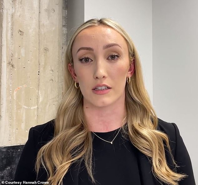 Her lawyer, Hannah Crowe, said in a video statement sent to DailyMail.com this week that while it took American months to even acknowledge her client's scruples, she is hopeful a jury will side with her.