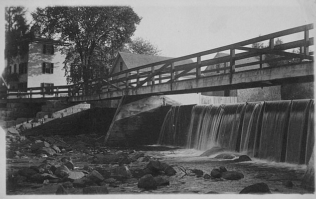 An old image of the Ipswich Dam at a time closer to when it had a purpose beyond stopping the flow of ocean tides and the path for fish to swim upstream.