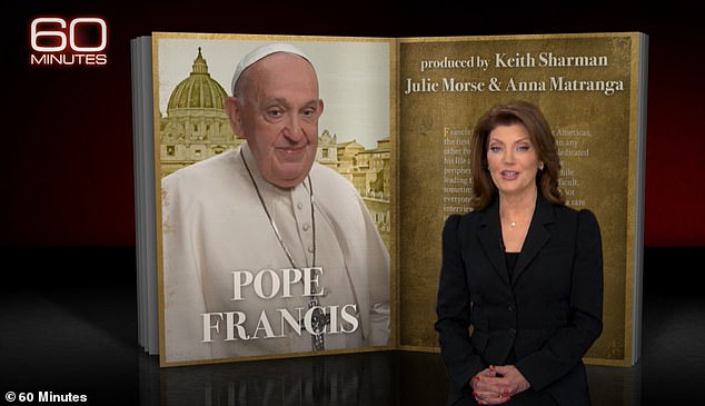 The interview took place on April 24 inside his modest residence in Vatican City.