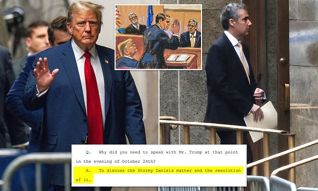 1716209215 256 Donald Trump trial updates Michael Cohen returns to the stand