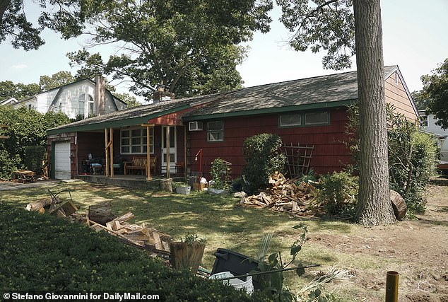 The Heuermann family home in Massapequa Park was vandalized by authorities as they combed the property for evidence.