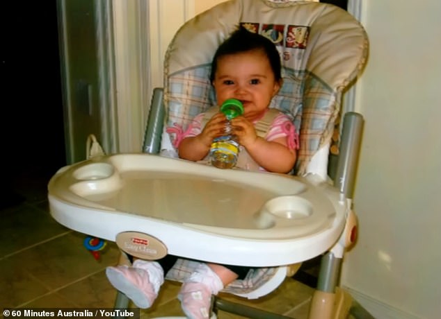 Nash's first memory is of her mother feeding her in her high chair when she was a baby.