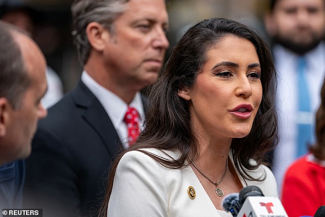 U.S. Representative Anna Paulina Luna (R-FL) after attending the trial for 