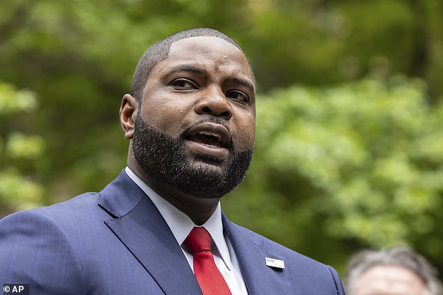 Rep. Byron Donalds, R-Fla., speaks at a news conference