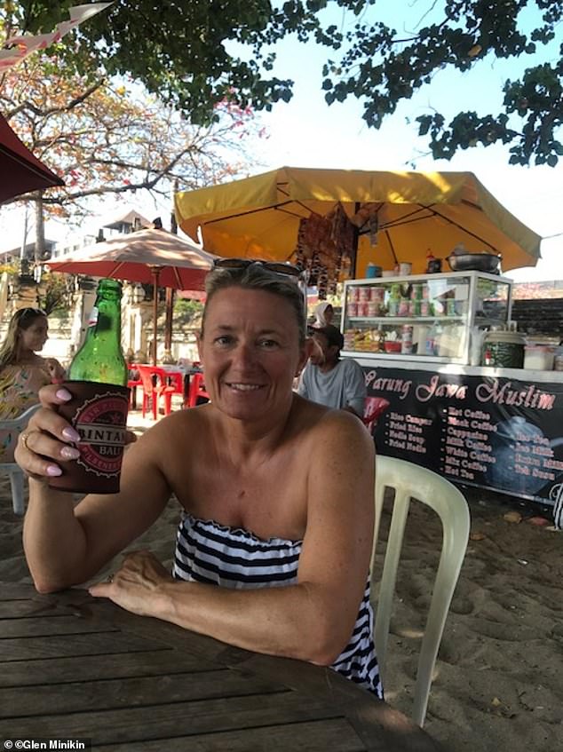 During her nights in Bali, Debra remembers being bitten by mosquitoes. 'I could feel them all over my arms and legs, even though I had used spray'