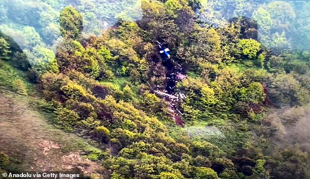 The mountainous region where the helicopter crashed. Raisi, Iran's Foreign Minister and several other officials found dead