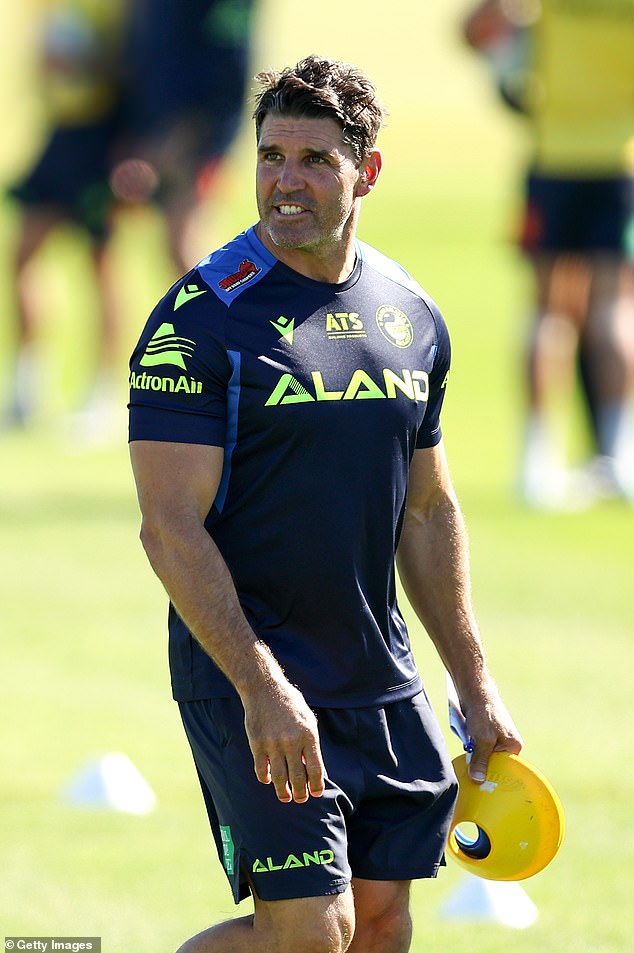 Trent Barrett will take over as Eels interim coach for 2024 and is under immediate pressure to deliver results.