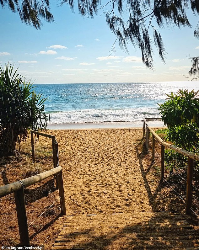 The east side of the city features stunning beaches with rocky edges and palm trees.