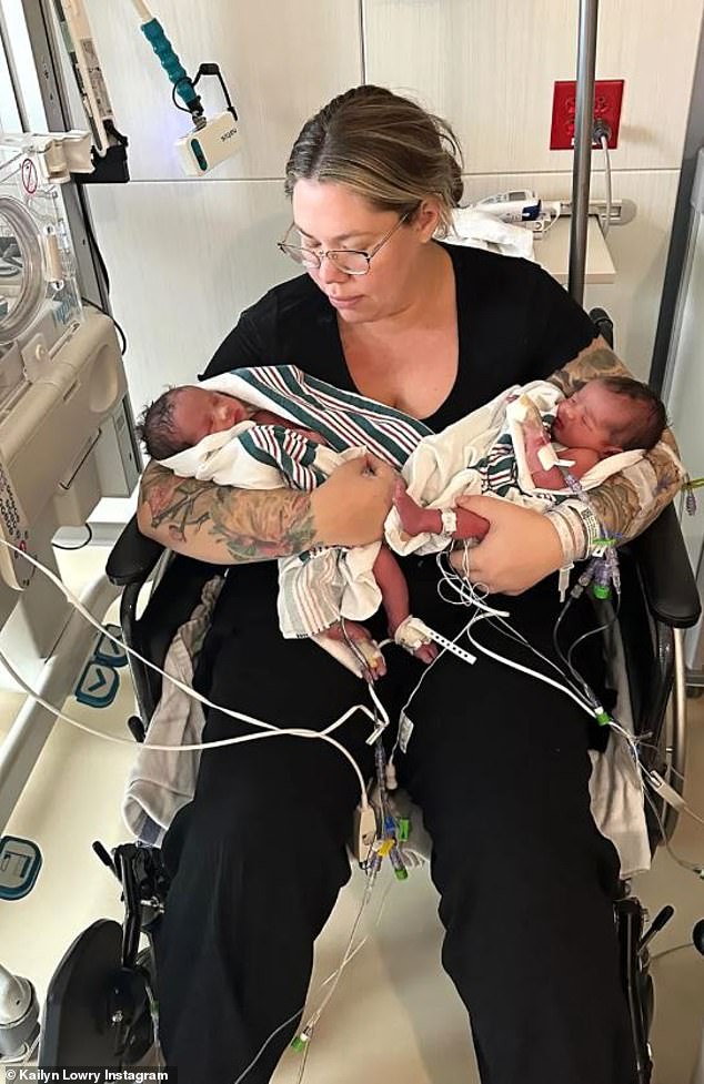 The Teen Mom alum has a total of seven children. She welcomed twins Verse and Valley last fall with her boyfriend Elijah Scott, with whom she also shares her 15-month-old son Rio.