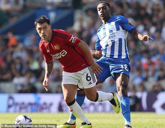 United's depleted squad has been boosted by the return of defender Lisandro Martínez