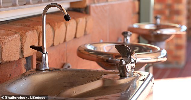 The school insisted that students can use the school bubblers and their water bottles between classes (file image)