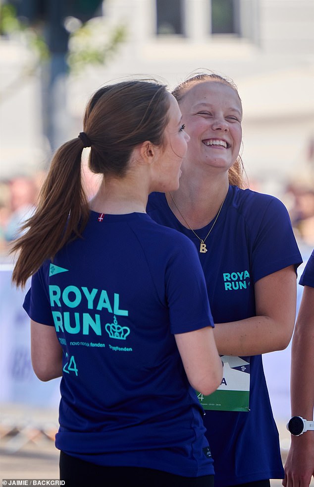 Elsewhere, princesses Josephine and Isabella laughed as they enjoyed the event.