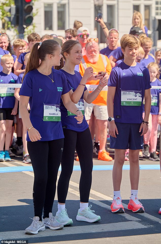 The three youngest royal brothers seemed ready and raring to go.